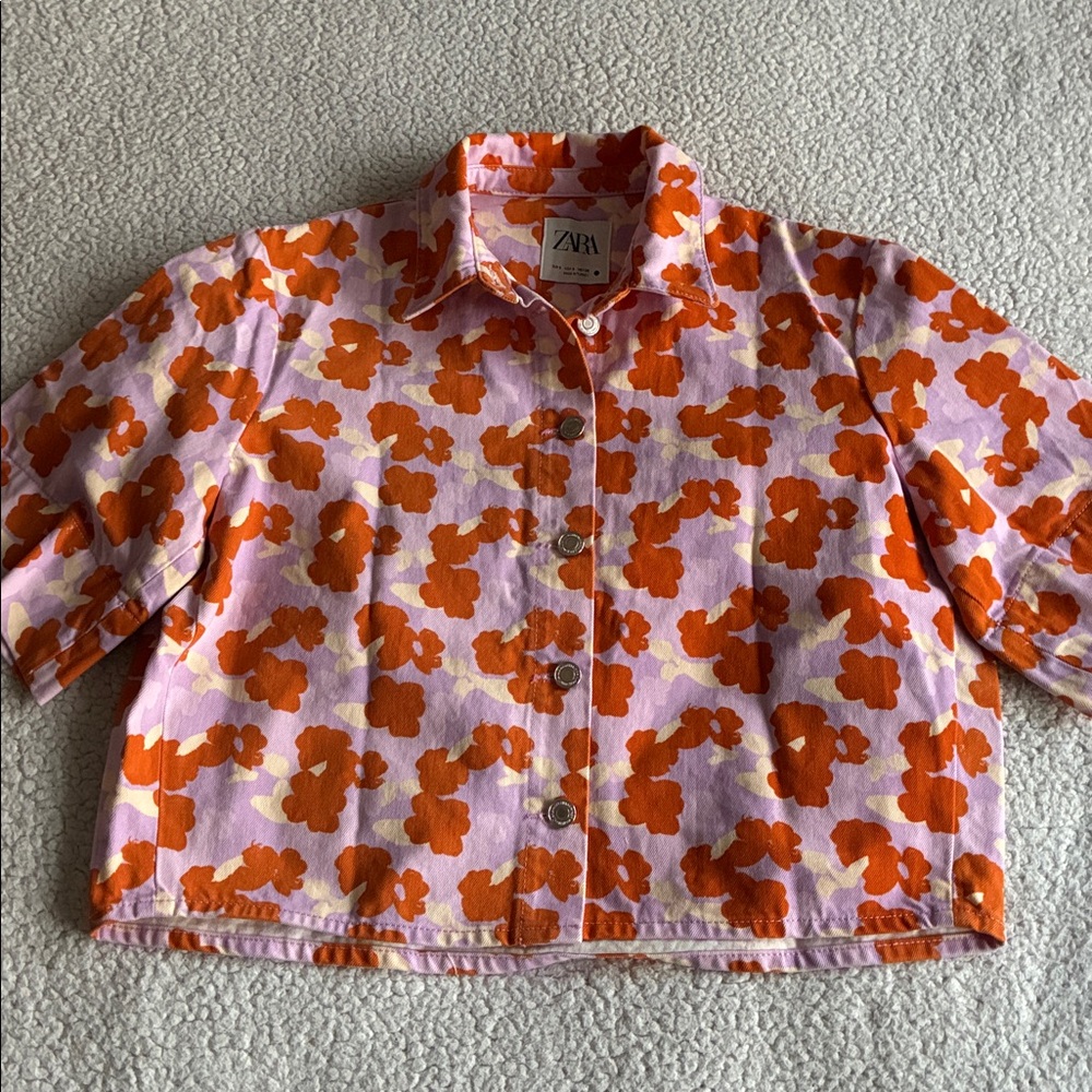 Zara Connie denim overshirt S - Picture 4 of 16